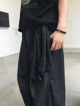 Nook's Herringbone Nonfaded Balloon Pants 3C