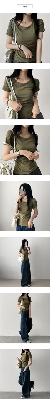 ウォンド 365 デイリープレインショートスリーブTシャツ