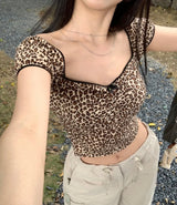 Sim Leopard Blouse