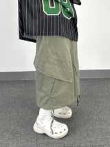 ripstop diagonal cargo shorts