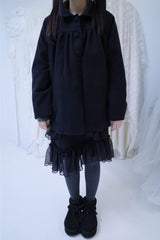 Unbal frill chiffon skirt