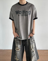 Waiting Ringer Short Sleeve Tee