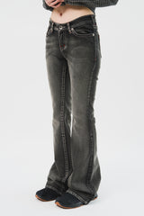 (W) Petti Low Bootscut Denim (2color)