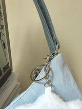 Cloud Doll Keyring Included Buttefly Plated Ribbon Balletcore bag