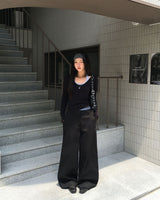 ライルオフホワイトUネックTシャツ