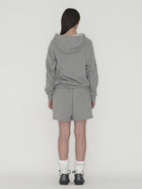 Studded set zip up hoodie - Grey