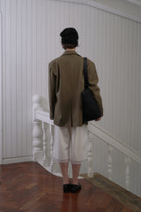 Row classic jacket_khaki beige