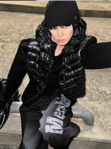 Romtel Dark Black Lightweight Padding + Black Knit