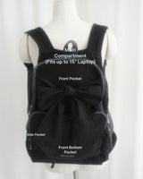 Soft Ribbon backpack _ Black