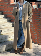 [Unisex] マックスダブルロングコート(2color)