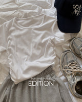 [MADE] Hayu Shirring Short-Sleeved T-shirt