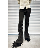 KNEE-TUCK PANTS