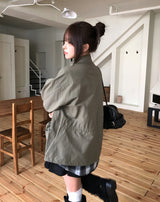 Kao Pintuck String Half Field Jacket
