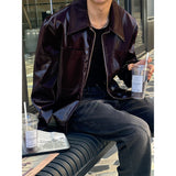 [F/W] エナメルレザーショートジャケット(2color)