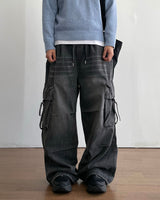 Unit Cargo Denim Pants