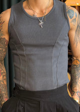 Cuffed Ribbed Muscle Fit Daily Nash 3COLOR