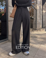 【MADE】Basic wide slacks