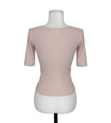 [ PINK & GRAY ] duo palette bolero top