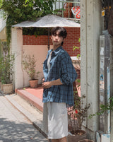 Duns One-Pleat Wide Bermuda Pants