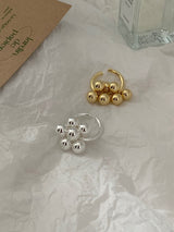 [Hearts2Hearts]Silver balls rings