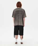 ウォッシュドインターナショナルＴシャツ-グランジ