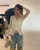 dual slim halter knit
