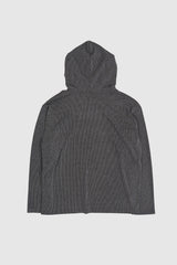 Grave stretch rib hoodie
