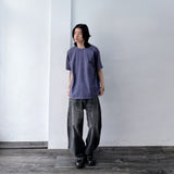 カーブドシームウォッシュドTシャツ