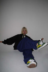 2WAYストリングパンツ_BLUE ( FLEECE.ver)