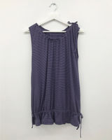 Waffle string sleeveless top (4color) 