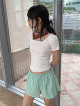 モダルUネックTシャツ (4C)