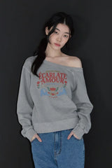26FW★アモールキャット ピグメント スウェットシャツ