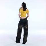 SAINT TWO-WAY JEANS_BLACK