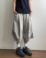 ドロップバミューダボンデッドスウェットパンツ