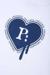 White P:HEART クロップ T シャツ
