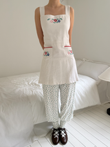 needlepoint apron dress 
