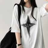 Tain DIA Boxy フィット半袖Tシャツ