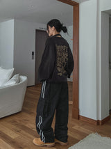 Reversal printed knitwear