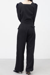 Pura Wide Pintuck Slacks