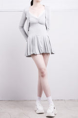 Moonlit cardigan + slip one-piece set