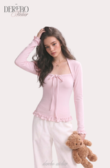 Pink Mood Slim Strap Top