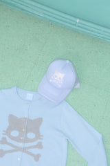 KIRI SKULL TRUCKER CAP (BLUE)