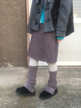 dot corduroy skirt