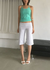 FOLDING REGULAR CAPRI PANTS