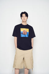 25SS SQUARE BASKETBALL SHORT SLEEVE T-SHIRT BLACK