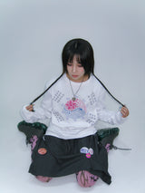 i ♥ Korea 長袖Tシャツ [pink]