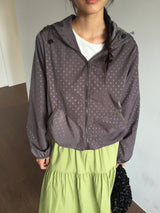 Pretzel Dot Windbreaker(2color)