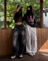 Pinter wide cargo pants (4 color)