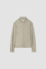 Sheer Mesh Shirt / Beige