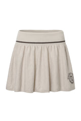 Isabel emblem knit skirt